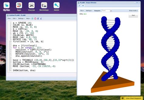 3d Model Of The Dna 21 Lines Of Python Code