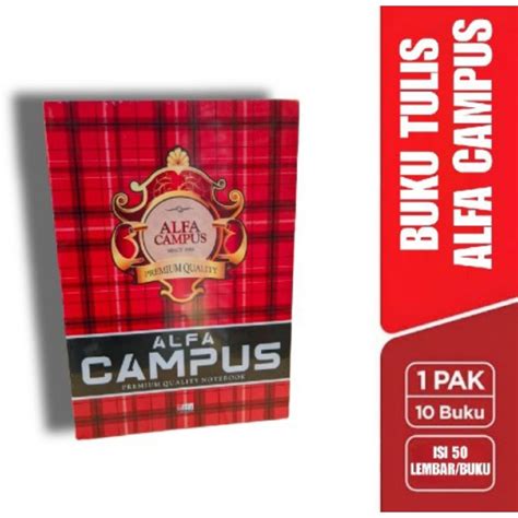 Jual Buku Tulis Alfa Campus Lembar Shopee Indonesia