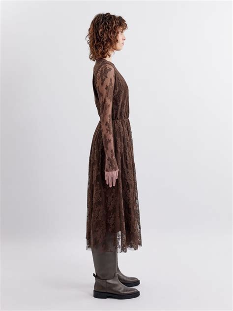 Платье Vintage Lace цвета шоколада - купить по цене 19900 руб. в ...