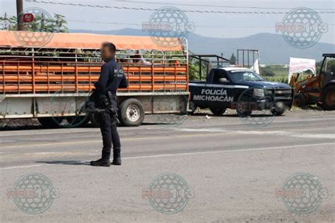 Continúa Policía Michoacán operativo Blindaje Ecuandureo RED113