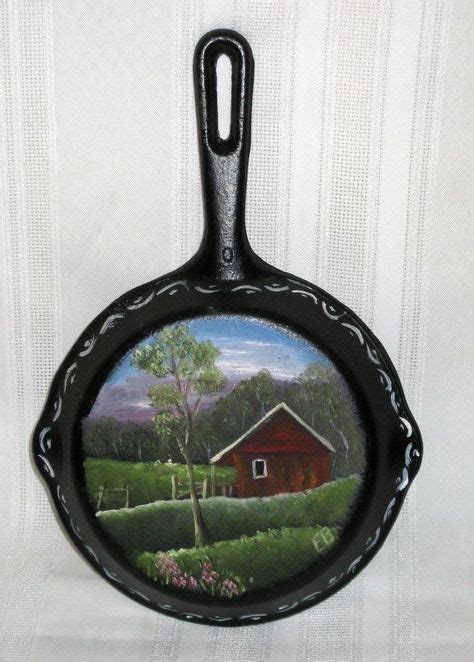 12 Painted Fry Pan Ideas Tole Painting Painting Patterns Country