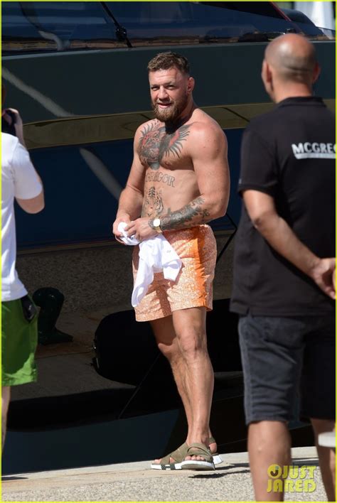 Conor Mcgregor Goes Shirtless In St Tropez Shares Photos From Father