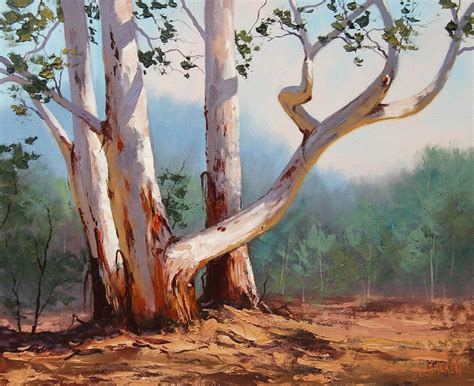 Graham Gercken ~ Mountain Ash Gums In 2023 Landscape Paintings