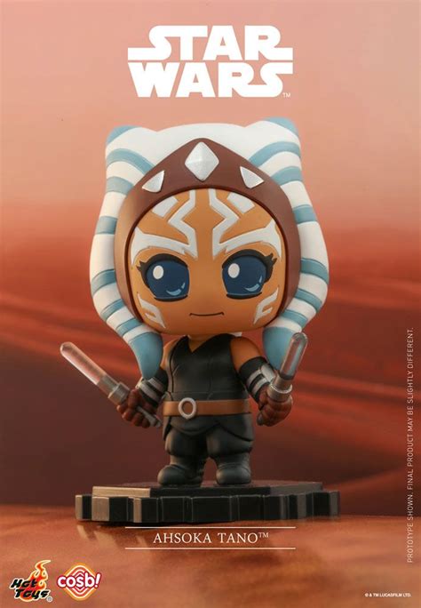 Star Wars The Mandalorian Cosbi Mini Figure Ahsoka Tano Cm Hot Toys