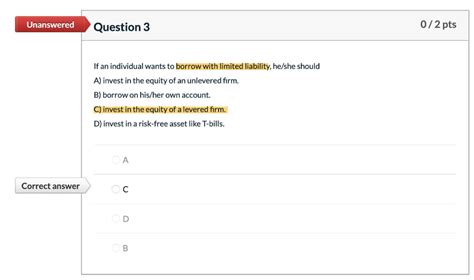 Solved Unanswered Question 3 0/2 pts If an individual wants | Chegg.com 