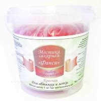 Мастика сахарная для тортов и лепки фигурок красная «Фанси» | Сырье ...