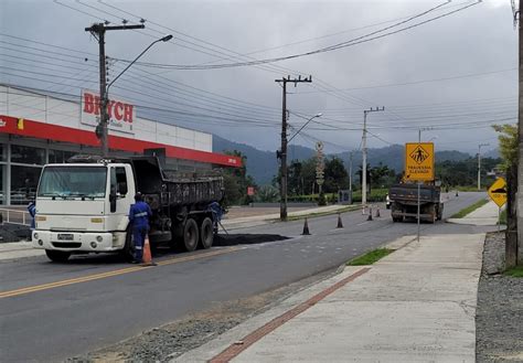 Nova travessia elevada é implantada na SC 110 em Pomerode