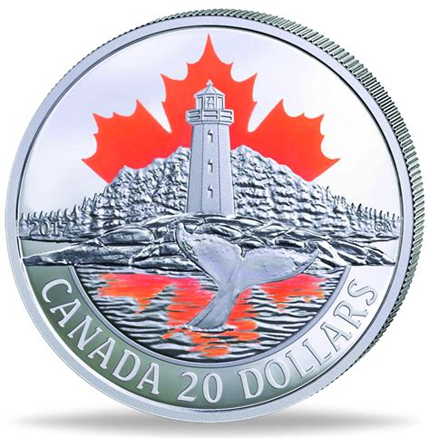 Kanada 20 Kanadische Dollar 2017 Atlantische Küste Silber Münzen