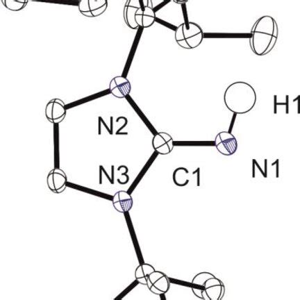 Figure S Molecular Structure Of A With Thermal Displacement