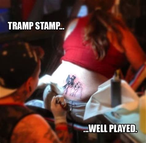 Lady And The Tramp Stamp Tattoos Pinterest Tramp Stamp Tattoos