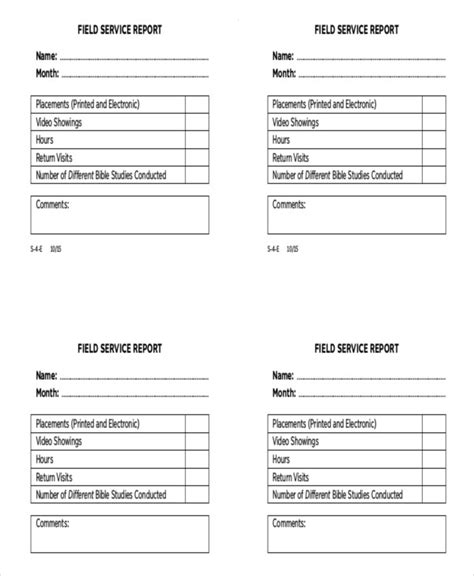 Service Report 16 Examples Format How To Write Pdf