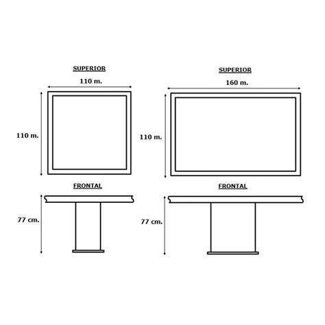 Medidas Mesa Comedor Veneciano Palo De Agua Ambientes Palo De Agua