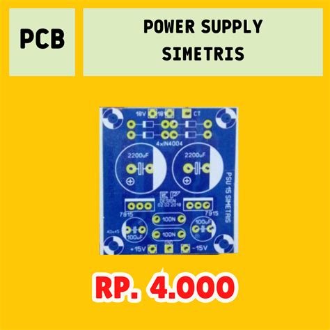 Jual PCB POWER SUPPLY SIMETRIS | Shopee Indonesia
