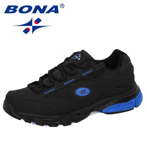 Best BONA New Popular Action Leather Running Shoes MenTrainers Sport ...
