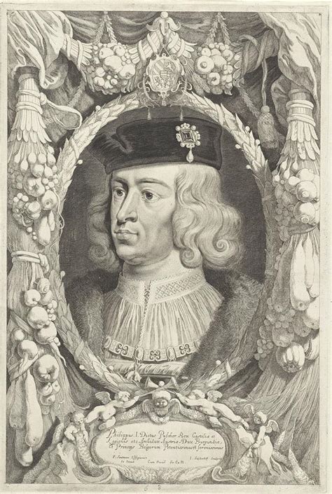 Portrait Of Philip The Fair Duke Of Burgundy Jonas Suyderhoef After