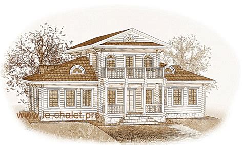 Дом с мезонином иллюстрации - 75 фото