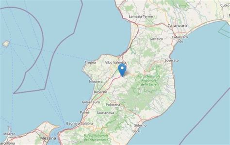 Terremoto Oggi In Calabria Scossa Di Magnitudo In Provincia Di