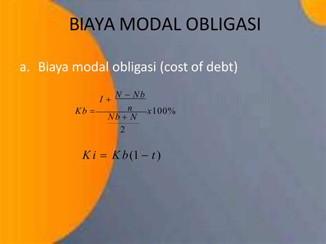 Materi Bab Biaya Modal Manajemen Keuangan Pptx