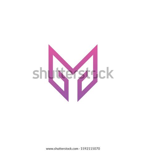 Luxury Black Letter M Logo Design Stock Vector (Royalty Free ...