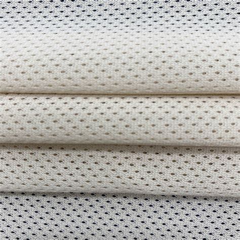 China Polyester White Micro Mesh Fabric For Sports Wear