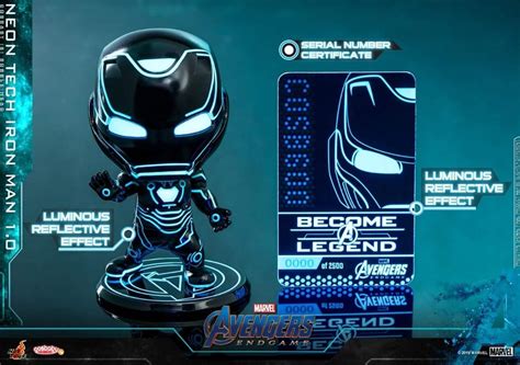 Hot Toys Avengers Endgame Iron Man Neon Tech 1 0 Limited Edition 2500 Sets Cosbaby MISB