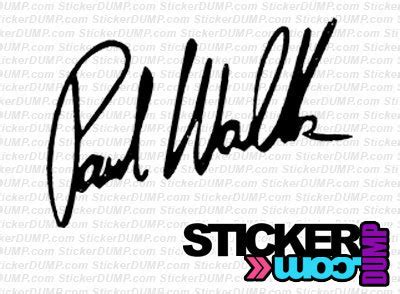 Paul Walker - Signature