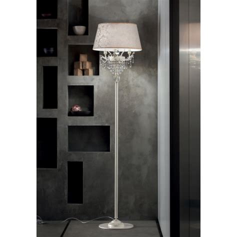 Lampada Da Terra Piantana Design Classico Avorio E Oro MS 188