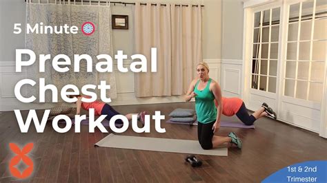 5 Minute Prenatal Chest Workout Full Body Maternity Workout Series