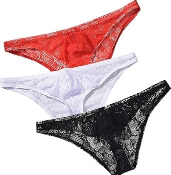 Mens Lace Briefs Underwear For Man Gay Bikini Men S Mesh Lace Underpants Breathable Sexy U