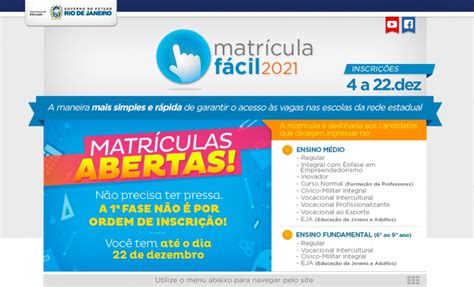 Prazo para confirmação de matrícula nas escolas estaduais segue até dia