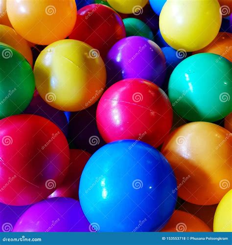 Group Of Colorful Balls For Kid Stock Photo Image Of Balls Textured