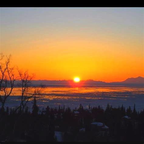 Alaska Sunset | Sunset, Favorite places, Alaska