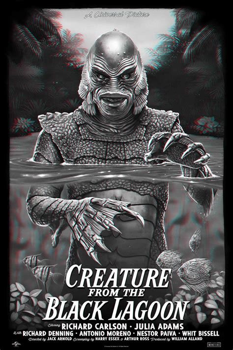 The Creature From The Black Lagoon 3d Universal Monsters Artist