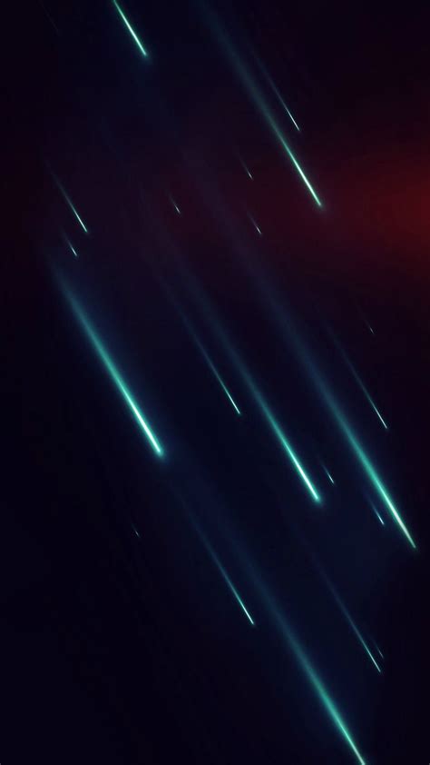 Meteor Graphic Blue Flare Dark Digital Art Pattern iPhone 8 Wallpaper