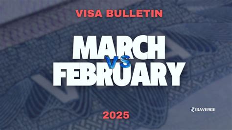 Key Differences Between March Vs February Visa Bulletins