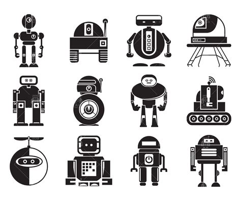 Space Robot Svg Robot Character Svg Robot Icon Humanoid Droid Svg