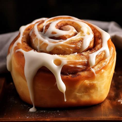 Premium Photo Photo Of Delicious Homemade Freshly Baked Cinnamon Roll