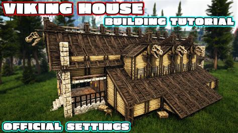 Ark How To Build A Viking House Building Tutorial Official