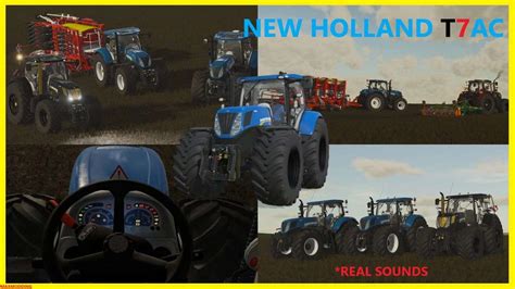 New Holland T7 Ac Series V1 3 Fs22 Mod Farming Simulator 22 Mod