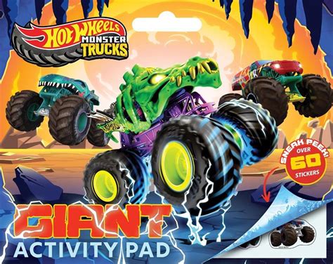Buy Hot Wheels Monster Trucks Giant Activity Pad Mattel Online Sanity