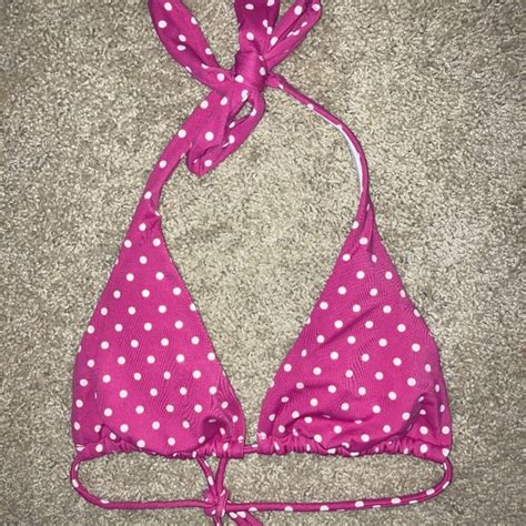 Victoria S Secret Swim Final Drop Victoria Secret Hot Pink Polka