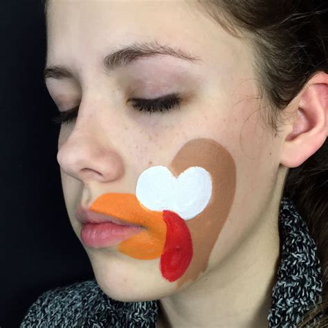 Tutorial: Simple Silly Turkey Cartoon - Facepaint.com