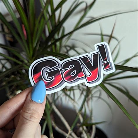 Gay Smash Bros Waterproof Sticker Etsy