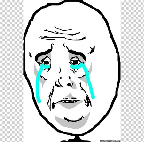 Ok Internet Meme Rabia Comic Llorando S Historietas Blanco Cara Png