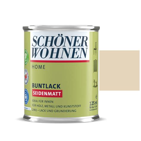 125ml 1015 hellelfenbein Home Buntlack Schöner Wohnen Lacke Farben