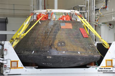 NASA's first Orion crew module arrives safely back at Kennedy Space Center