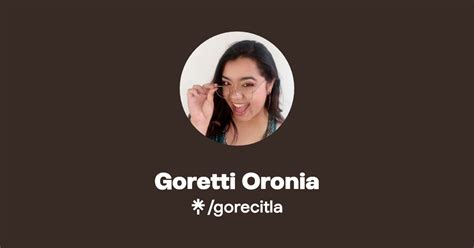 Goretti Oronia Instagram Facebook Tiktok Linktree