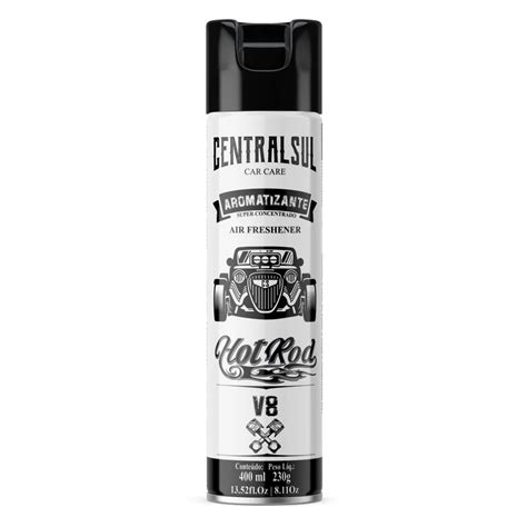 Aromatizante Automotivo Aerosol Hot Rod V8 400ml Centralsul Anderson