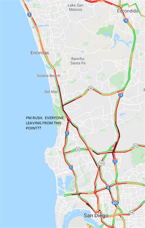 San Diego Traffic Map | Campus Map