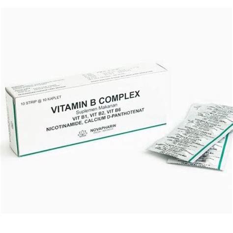 Vitamin B Complex 100 Tab Holi Multivitamin B1 B6 B12 Lazada